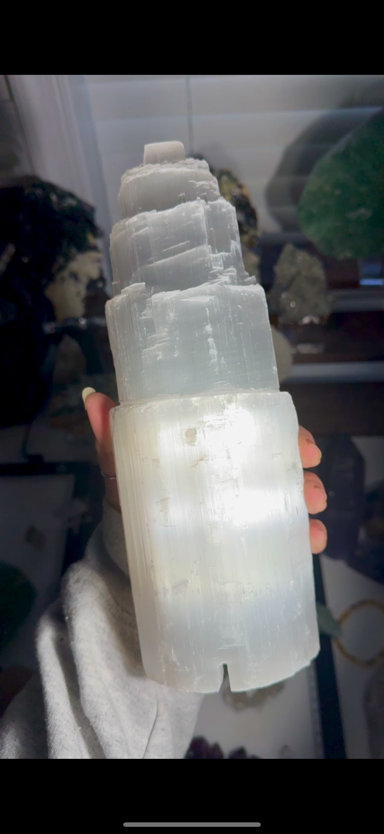 Selenite Lamp