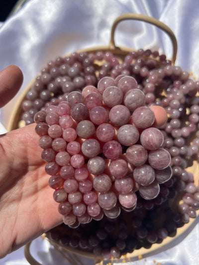 Lavender Rose Quartz Bracelet