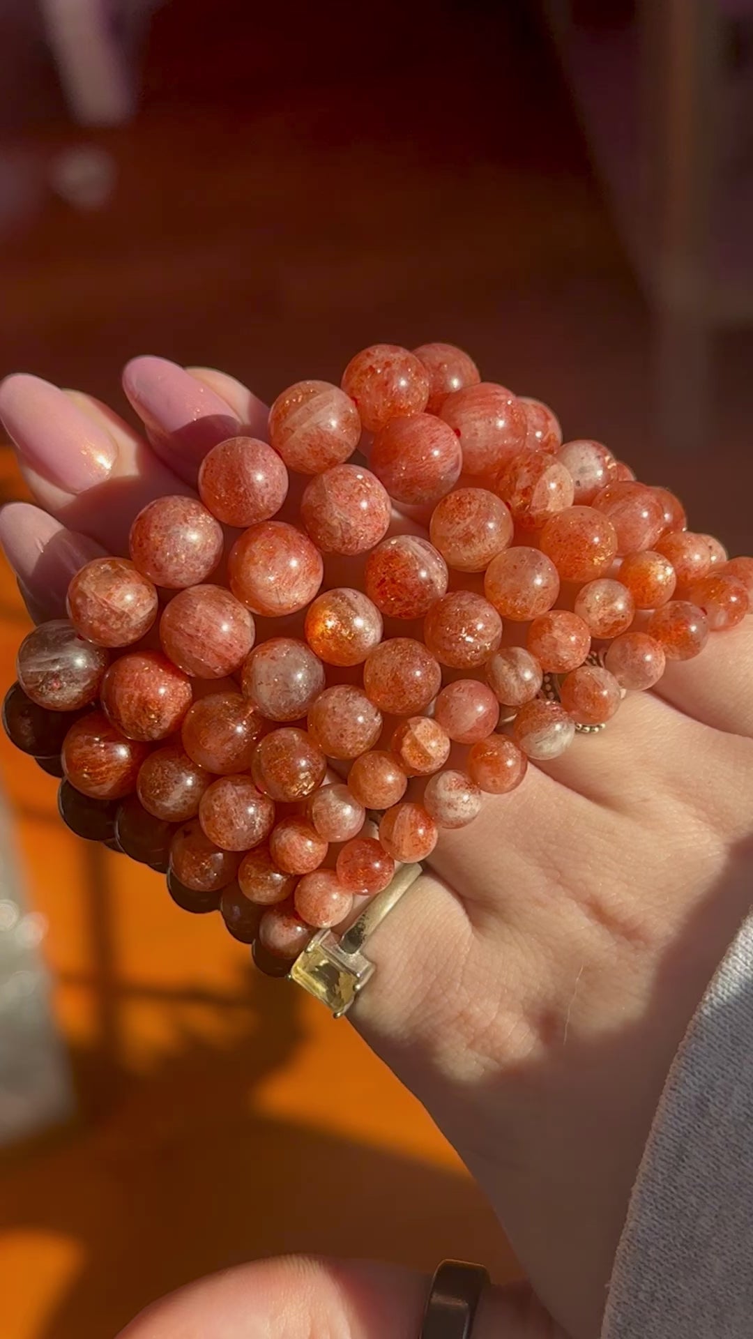 Arusha (Confetti) Sunstone Bracelet