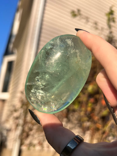 'Baja' Fluorite Palmstone