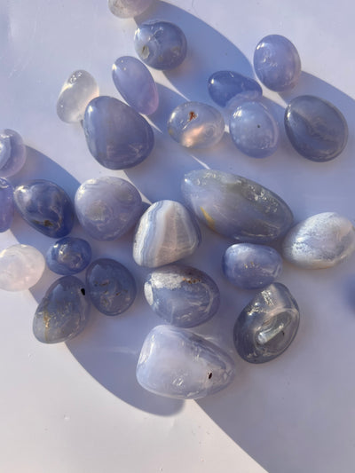 Blue Chalcedony Tumble