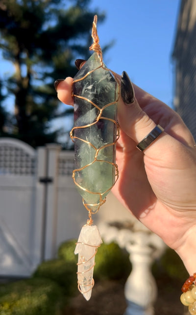 Fluorite Ornament / Crystal Hanger