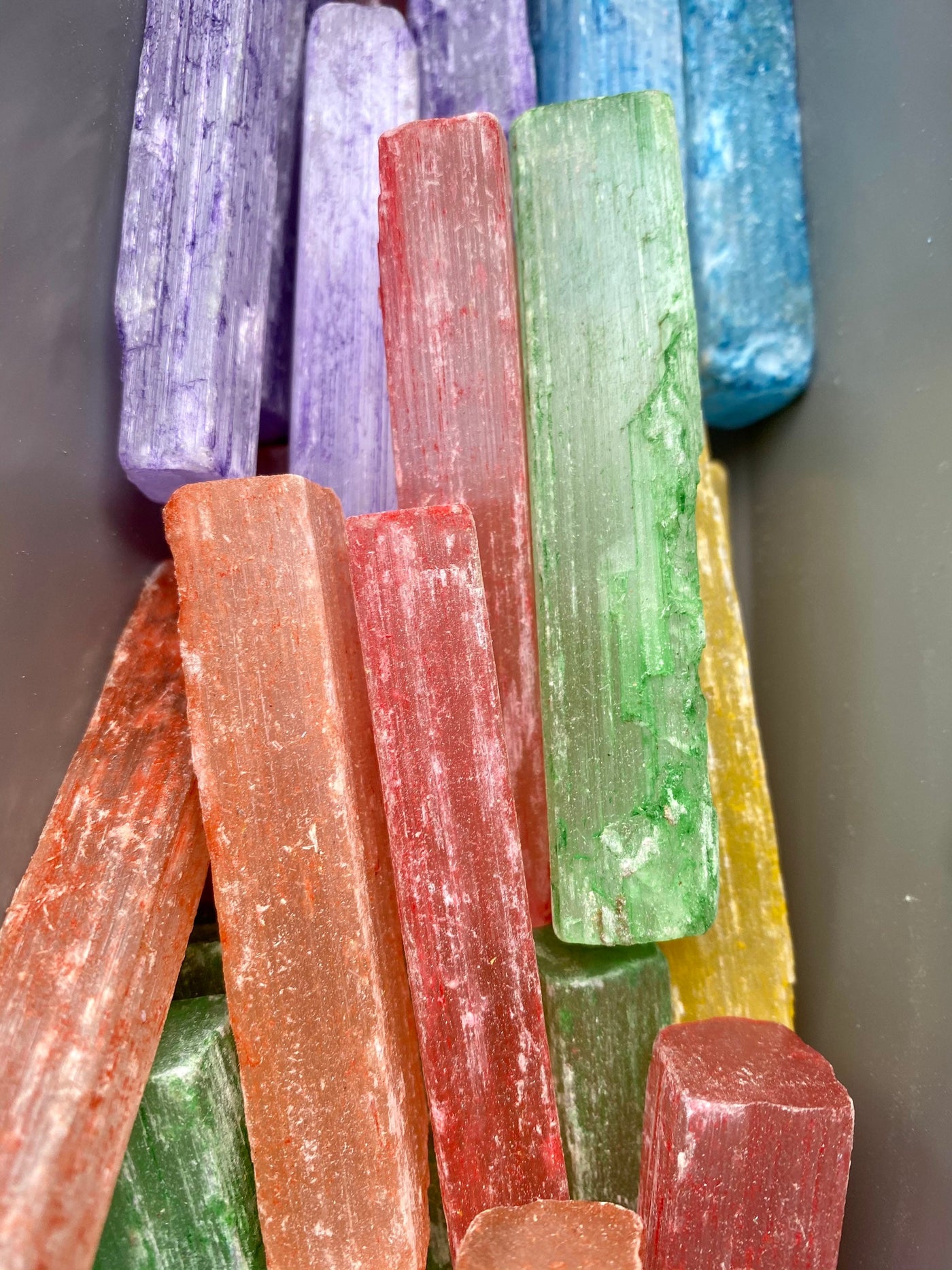 Dyed Selenite Sticks