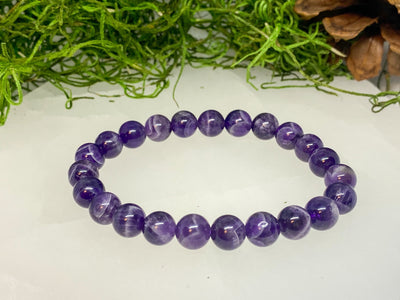 Chevron Amethyst Bracelet