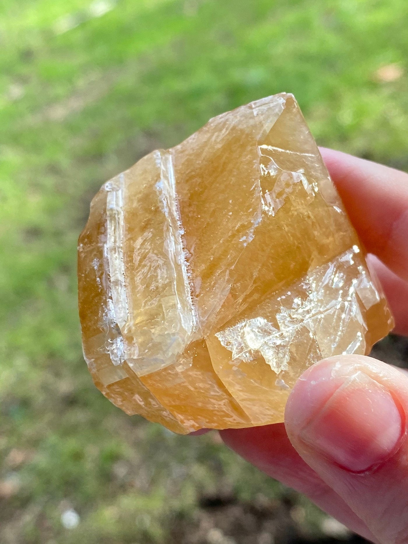 Honey Calcite Raw