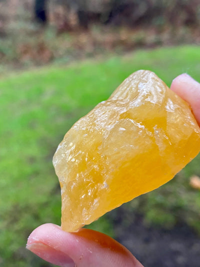 Orange Calcite Raw