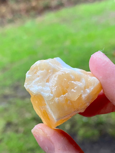 Orange Calcite Raw