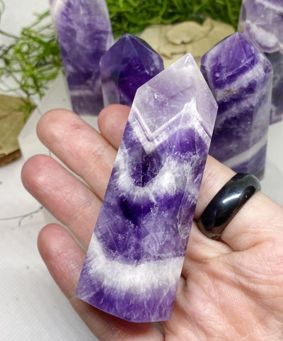 Chevron Amethyst Tower to