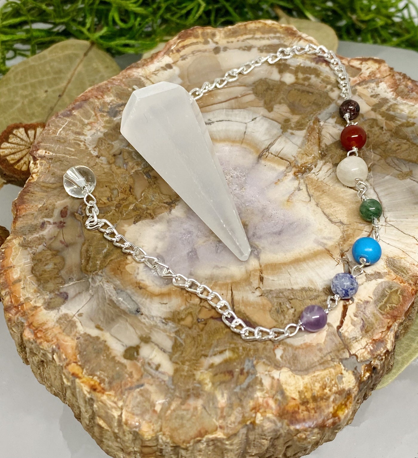 Selenite Pendulum