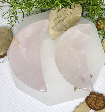 Rose Quartz Moon Bowl