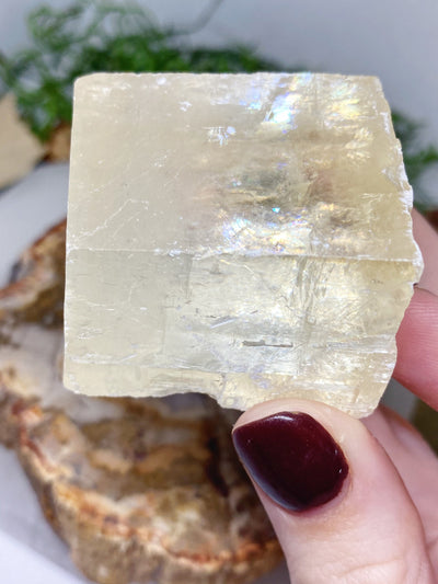 Optical Honey Calcite Raw