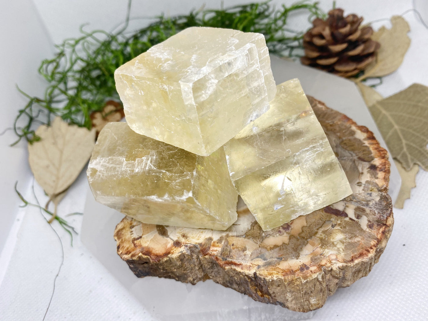 Optical Honey Calcite Raw