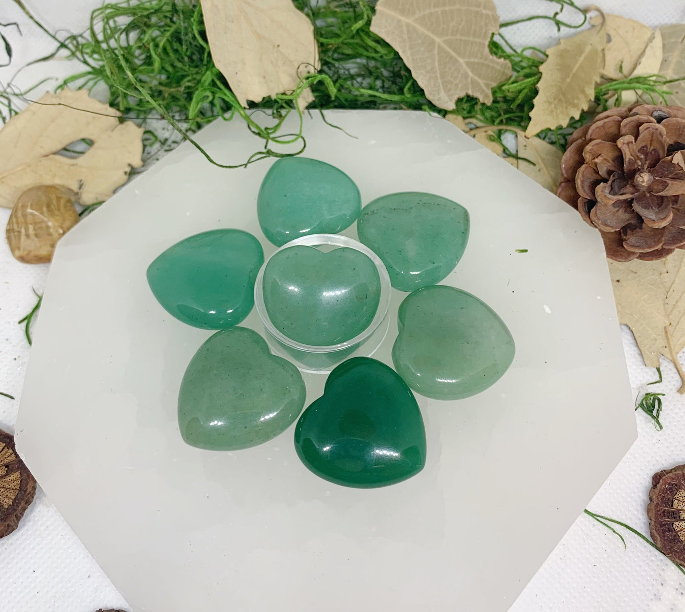 Green Aventurine Heart