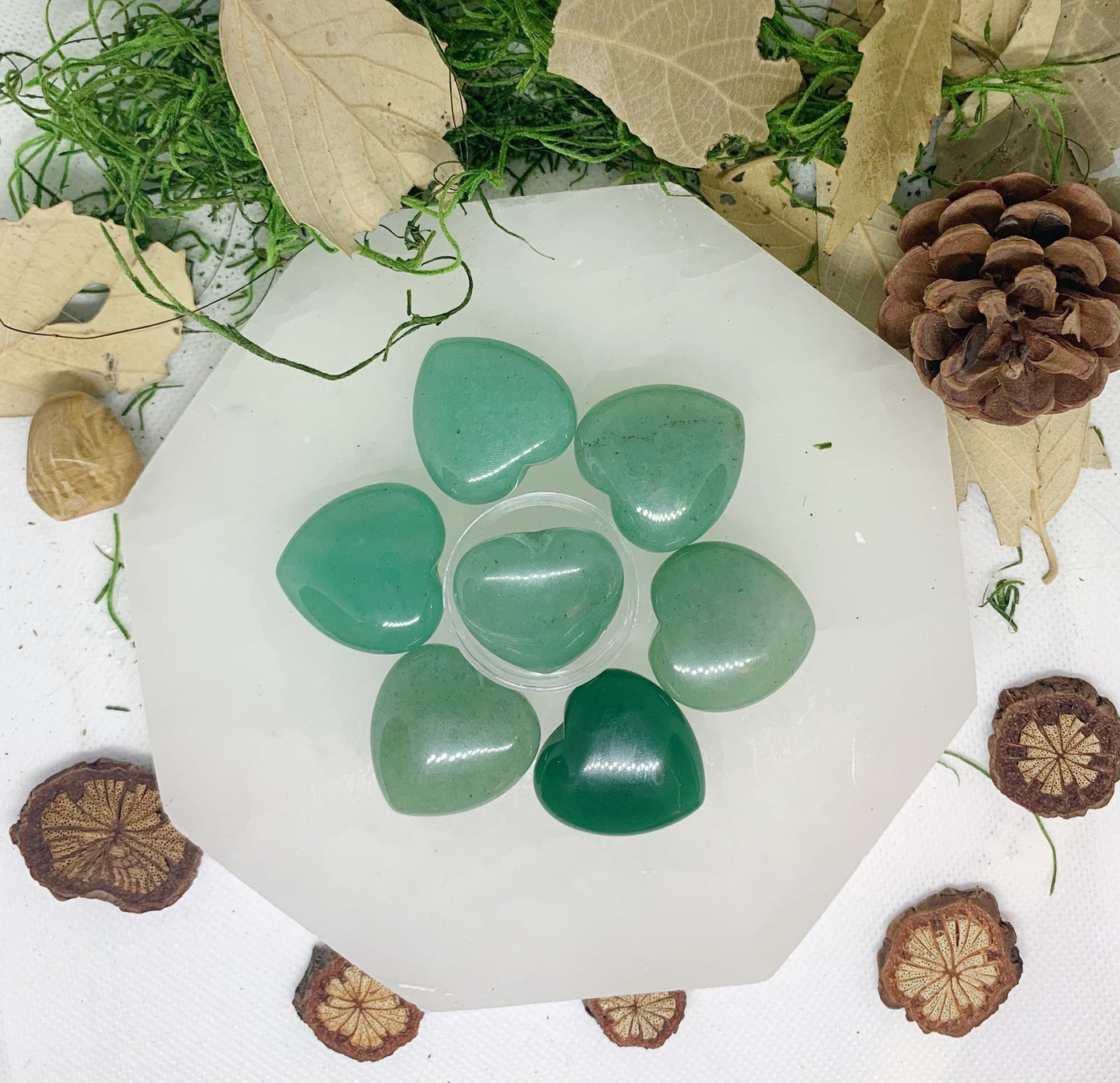 Green Aventurine Heart