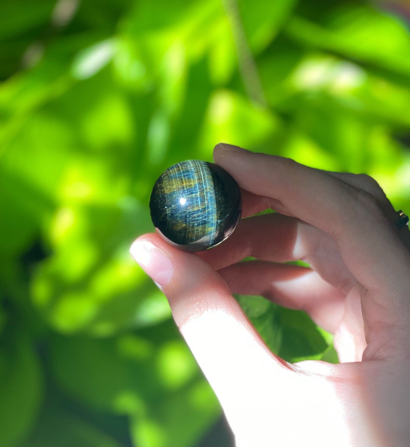 Blue Tigers Eye Sphere