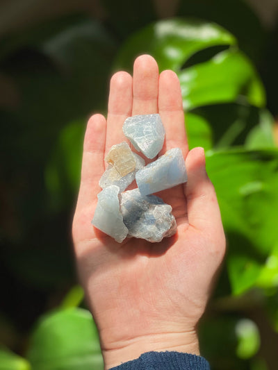 Blue Calcite Raw