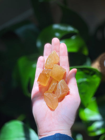 Honey Calcite Raw