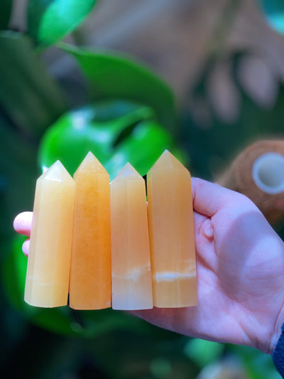 Orange Calcite Tower