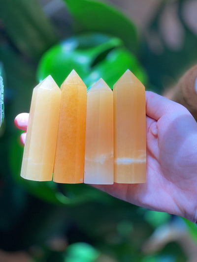 Orange Calcite Tower