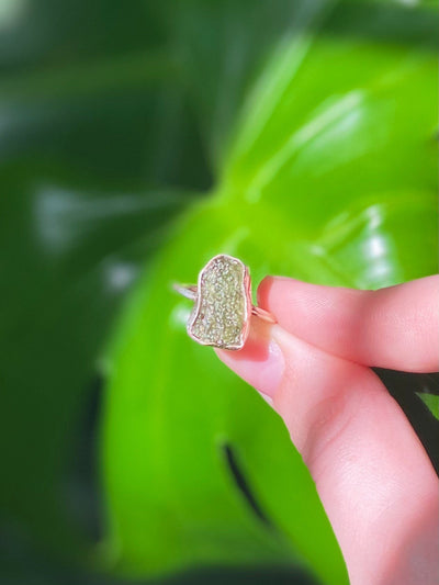 Moldavite Ring