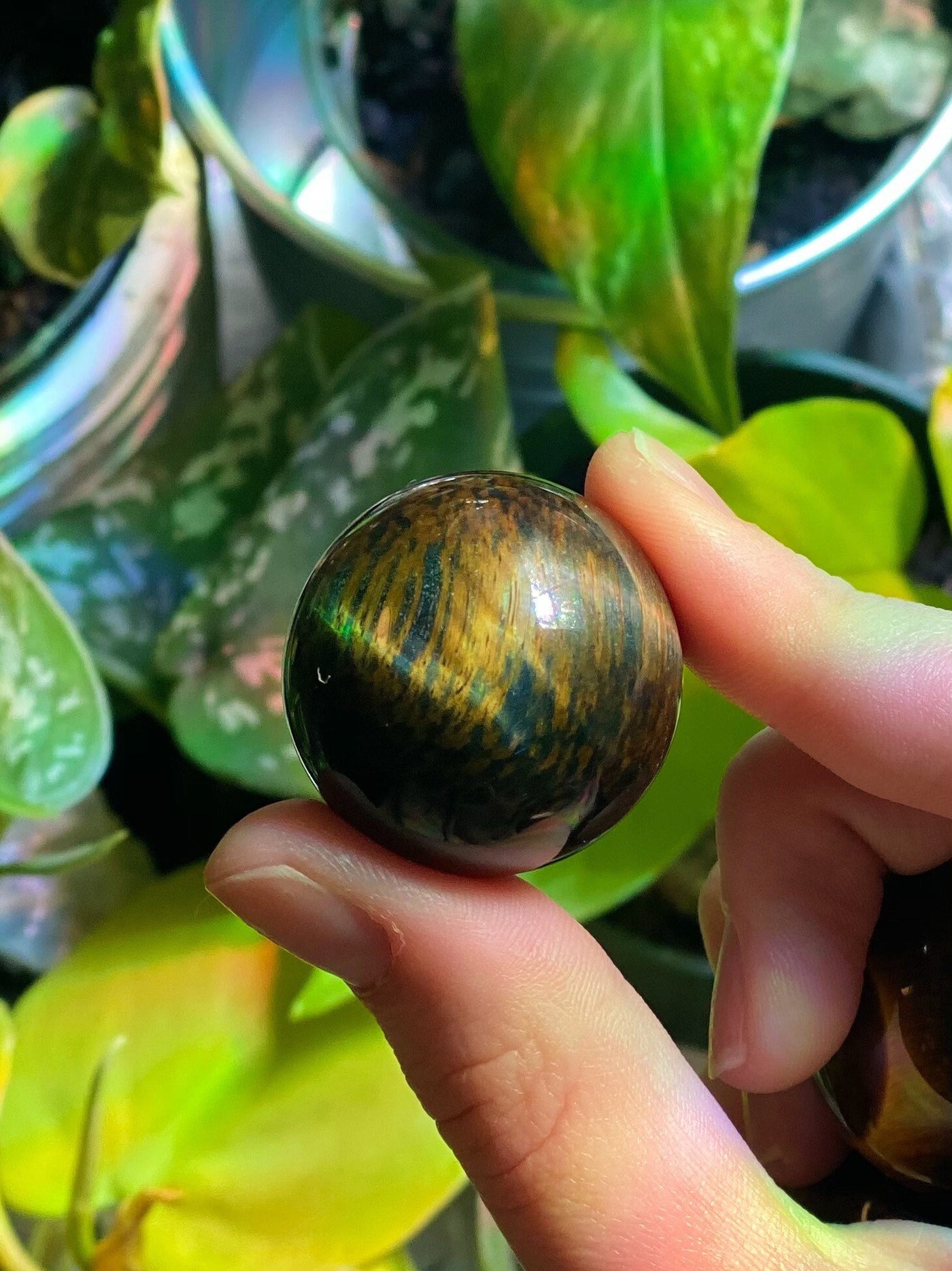 Blue Tigers Eye Sphere