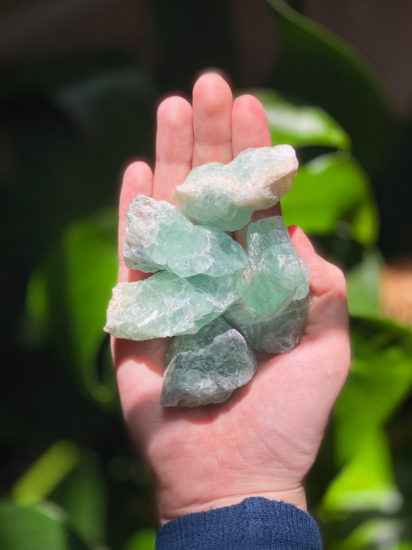 Green Fluorite Raw