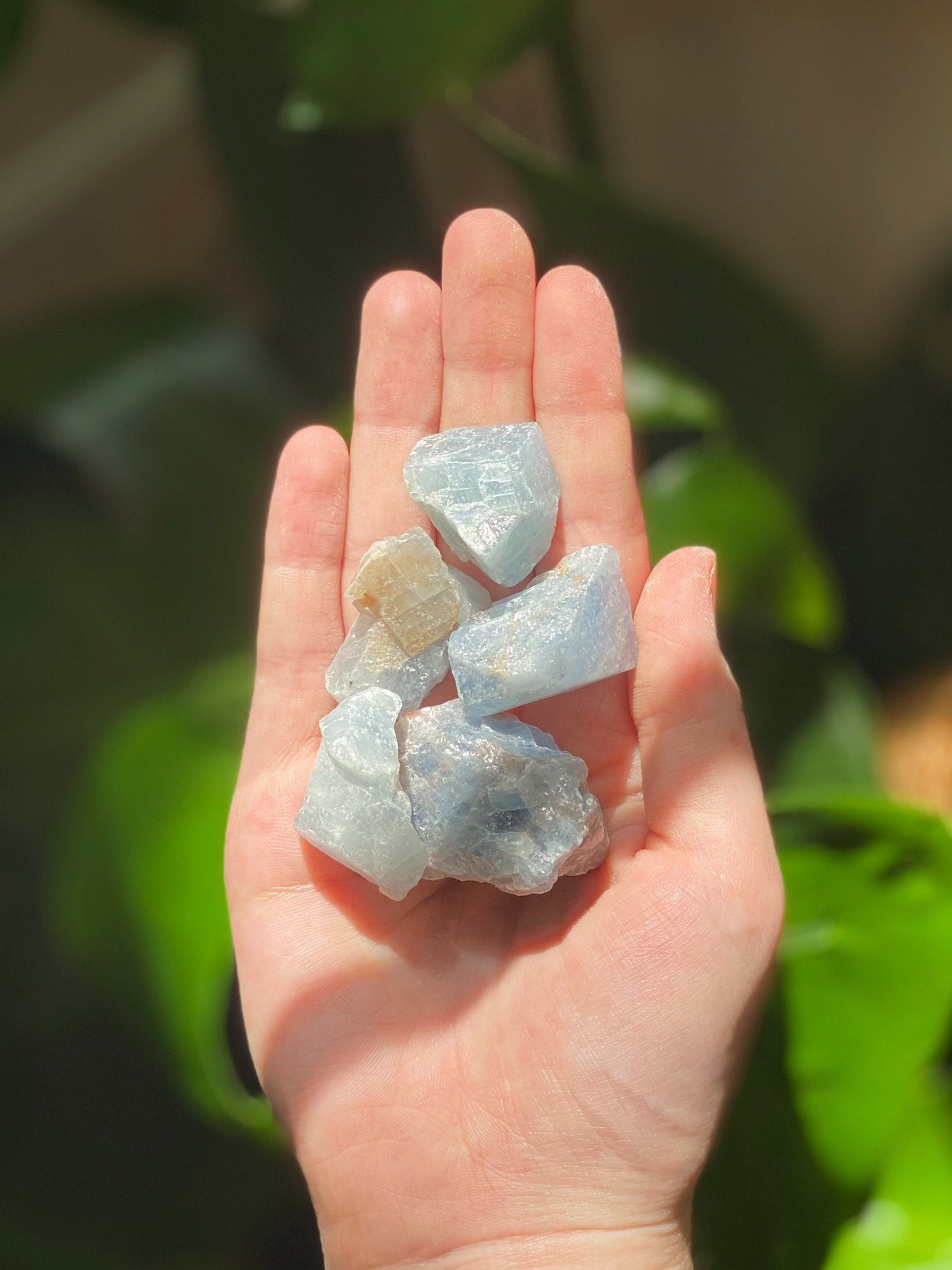 Blue Calcite Raw