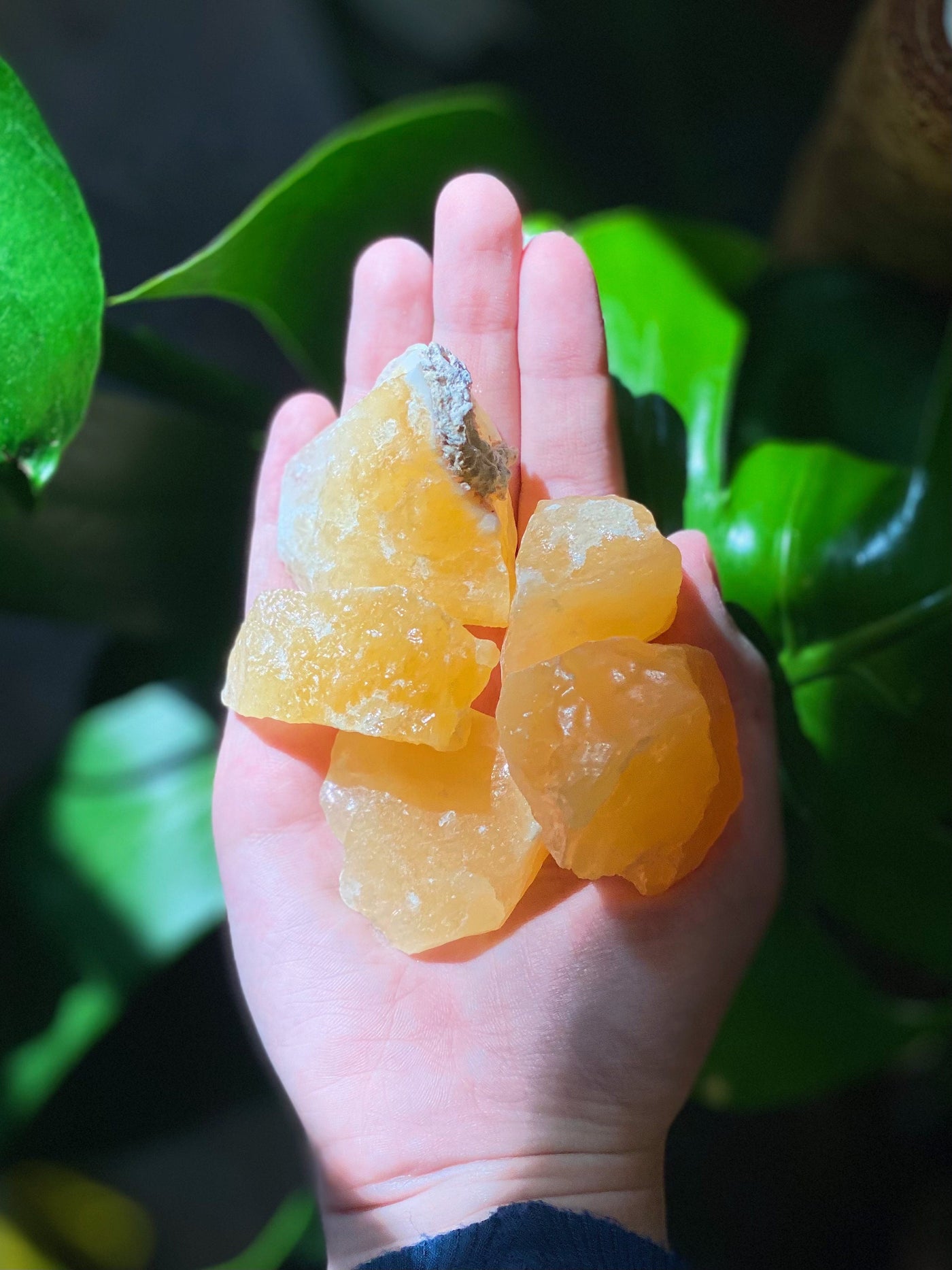 Orange Calcite Raw