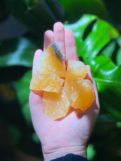 Orange Calcite Raw