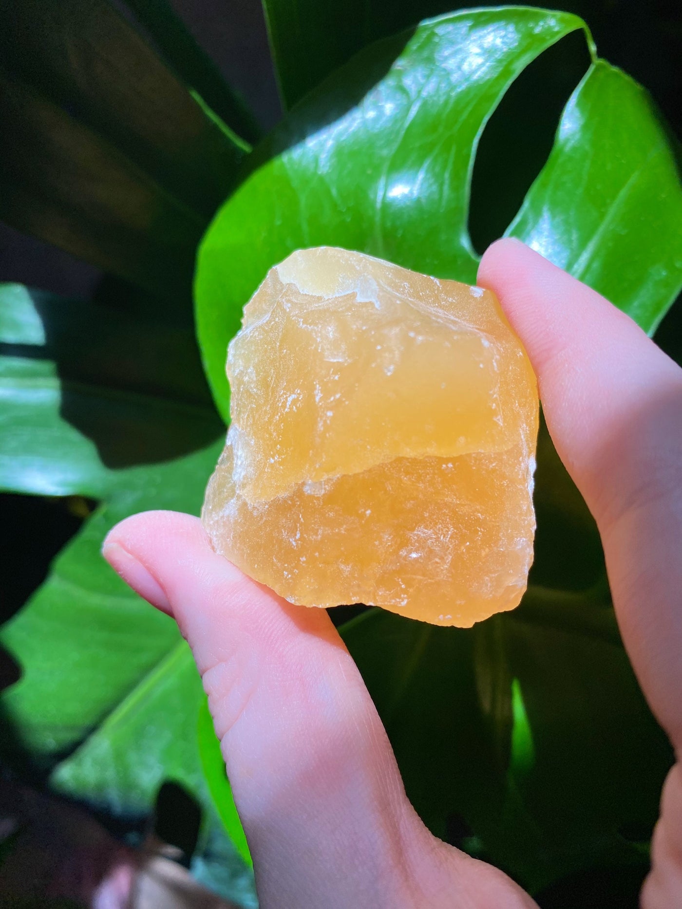 Orange Calcite Raw