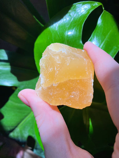 Orange Calcite Raw