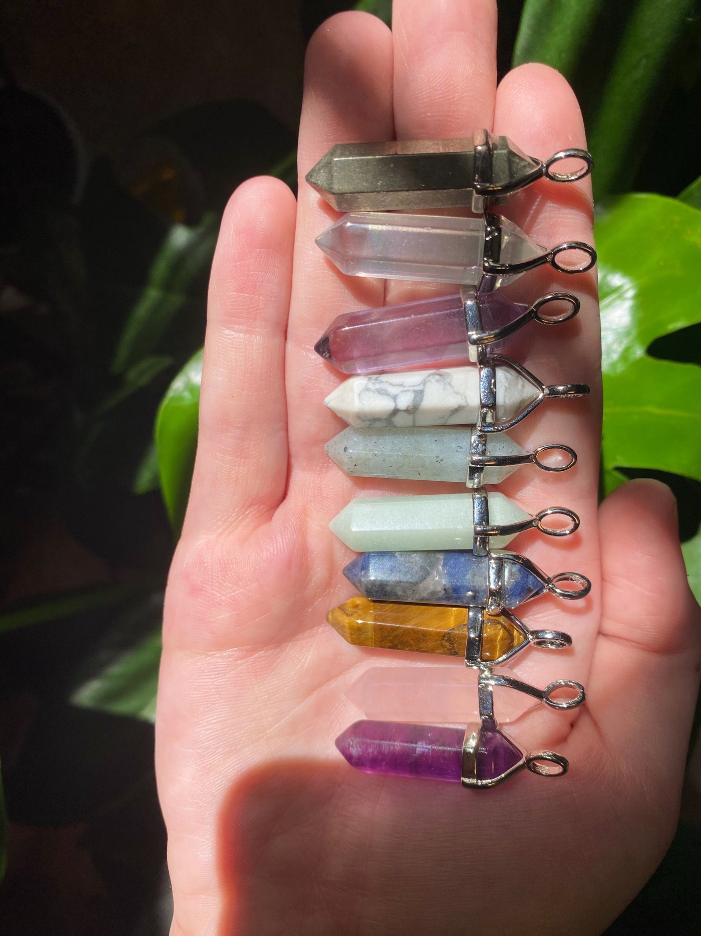 Crystal Point Necklaces