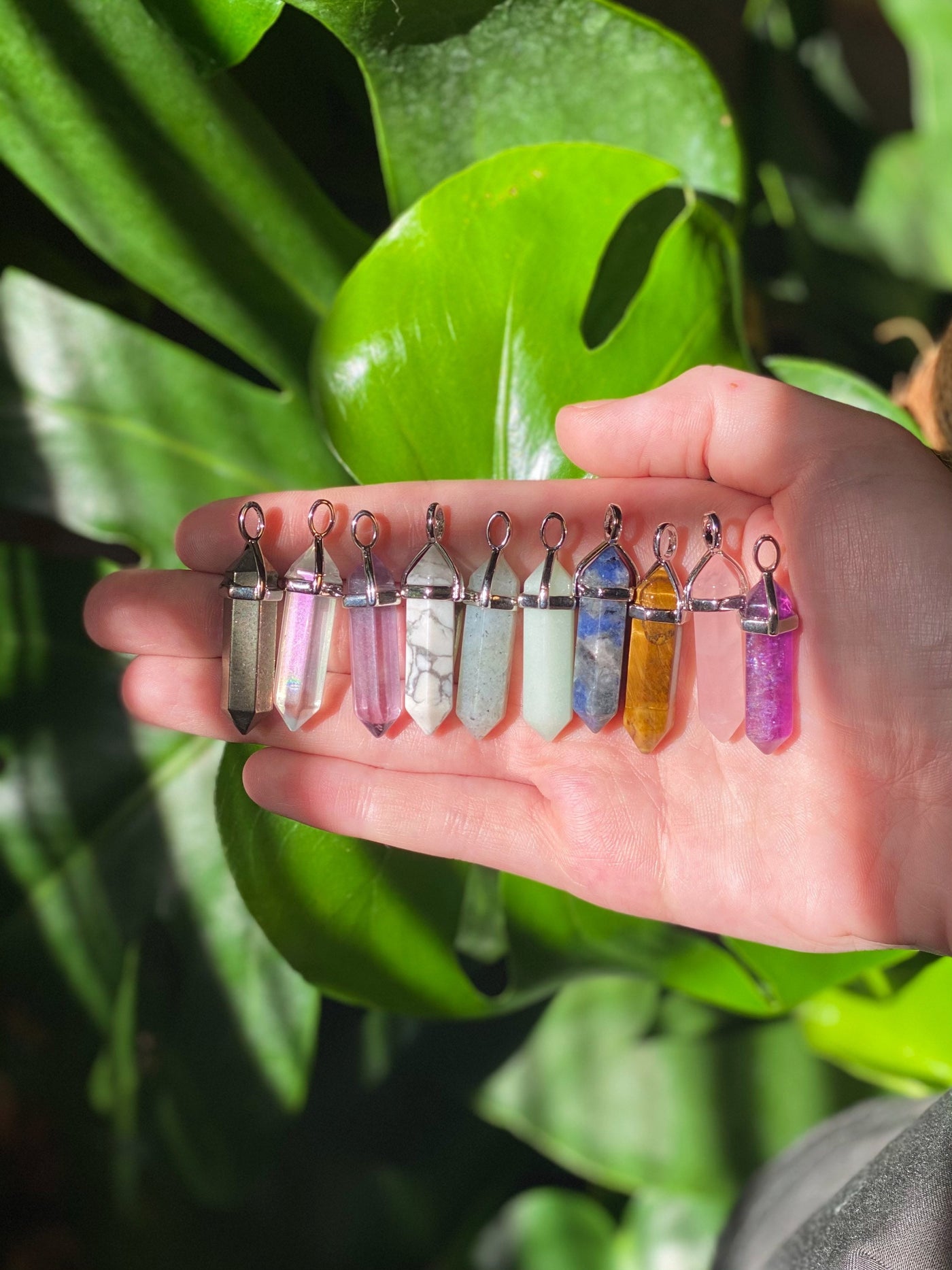 Crystal Point Necklaces