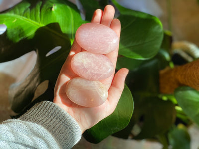 Rose Quartz Palmstone