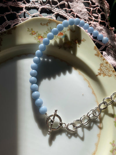 Blue Angelite Choker