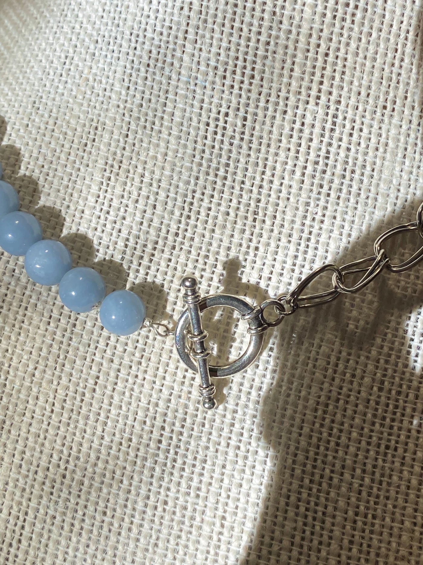 Blue Angelite Choker