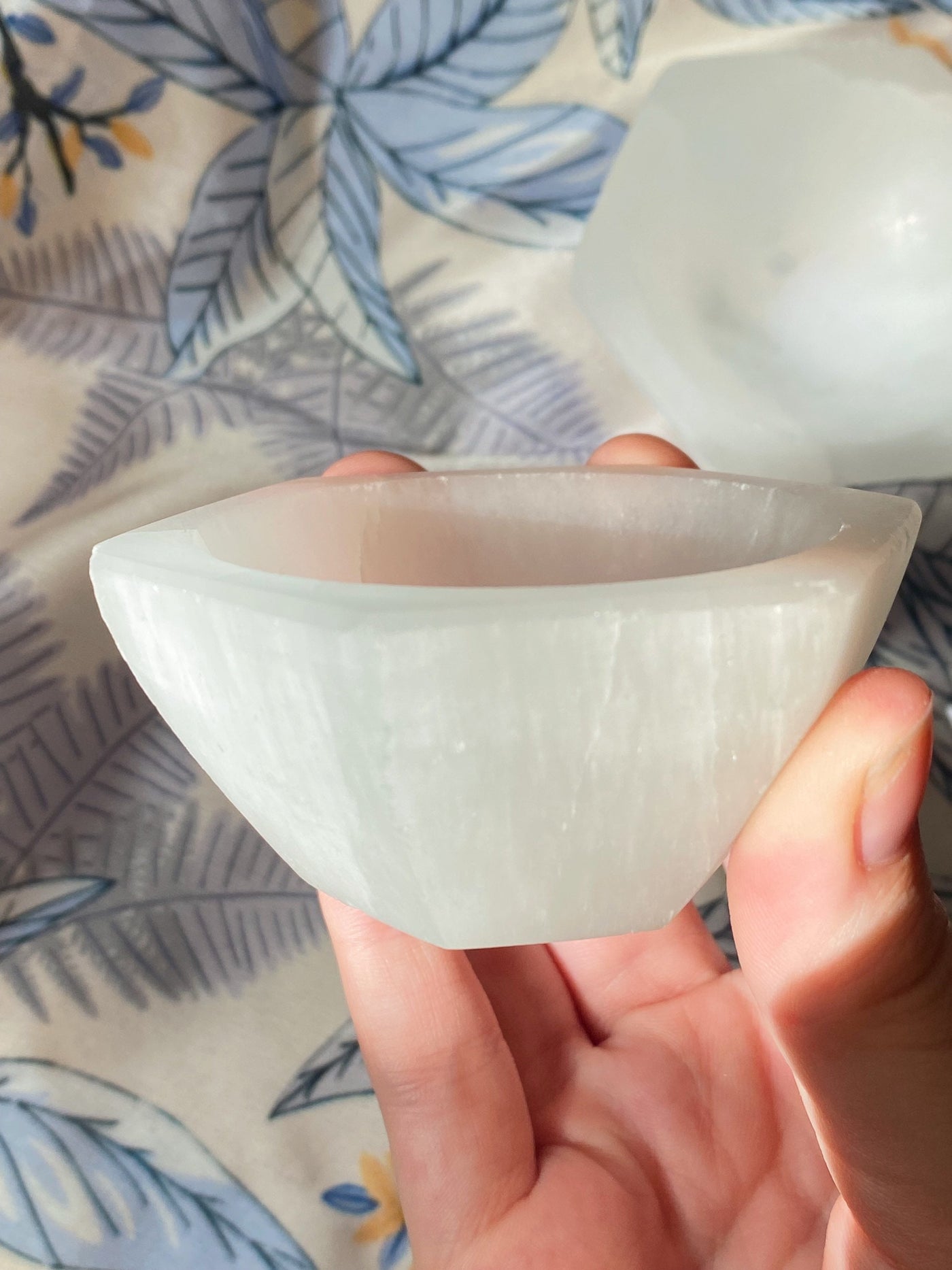 Selenite Hexagon Bowl