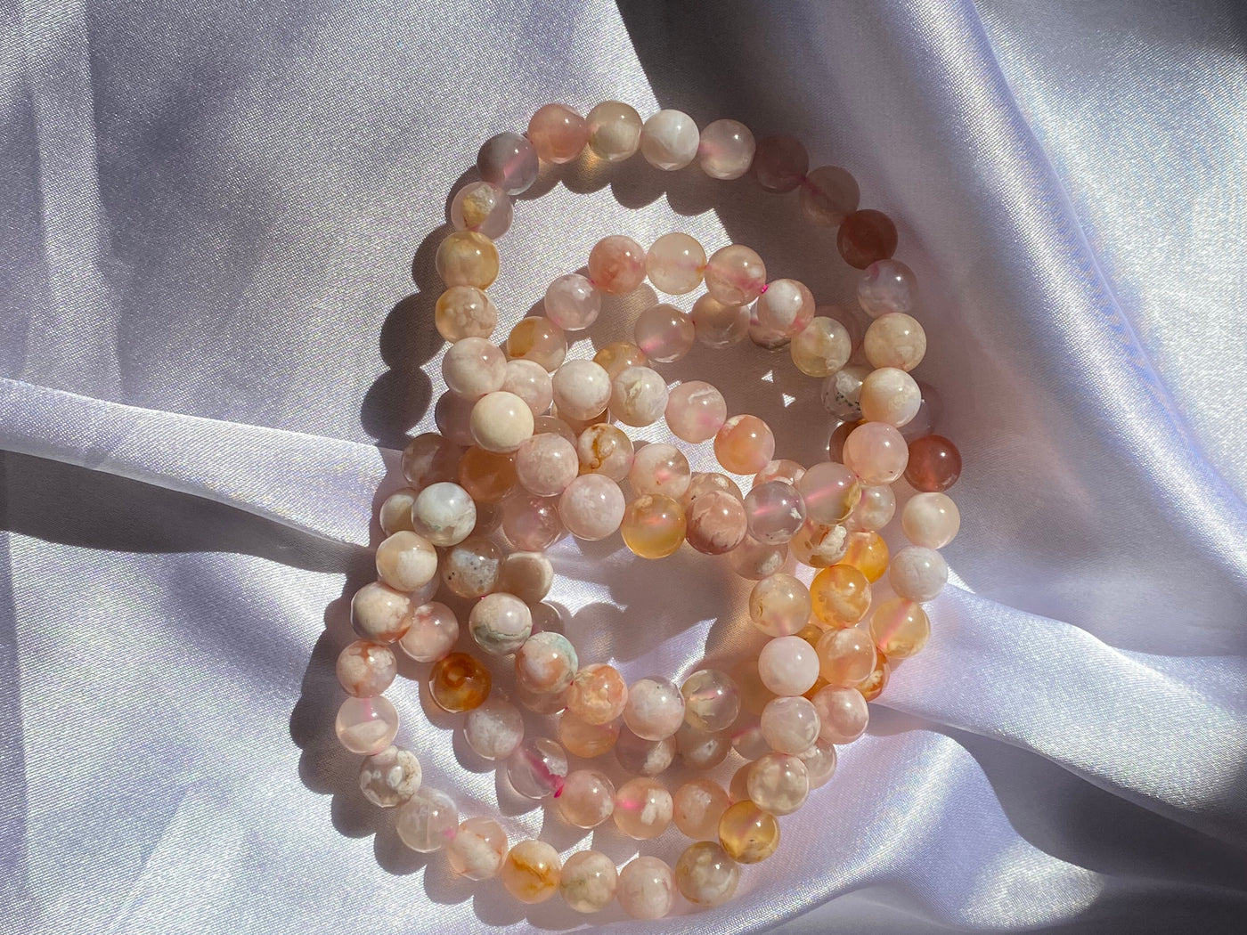 Flower Agate Bracelet