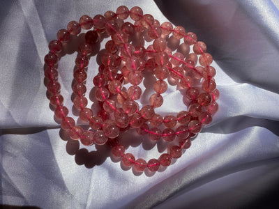 Strawberry Quartz Bracelet