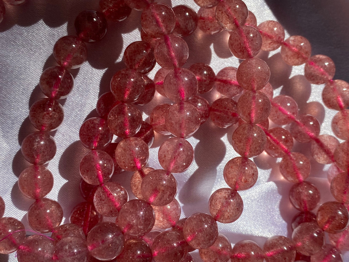 Strawberry Quartz Bracelet