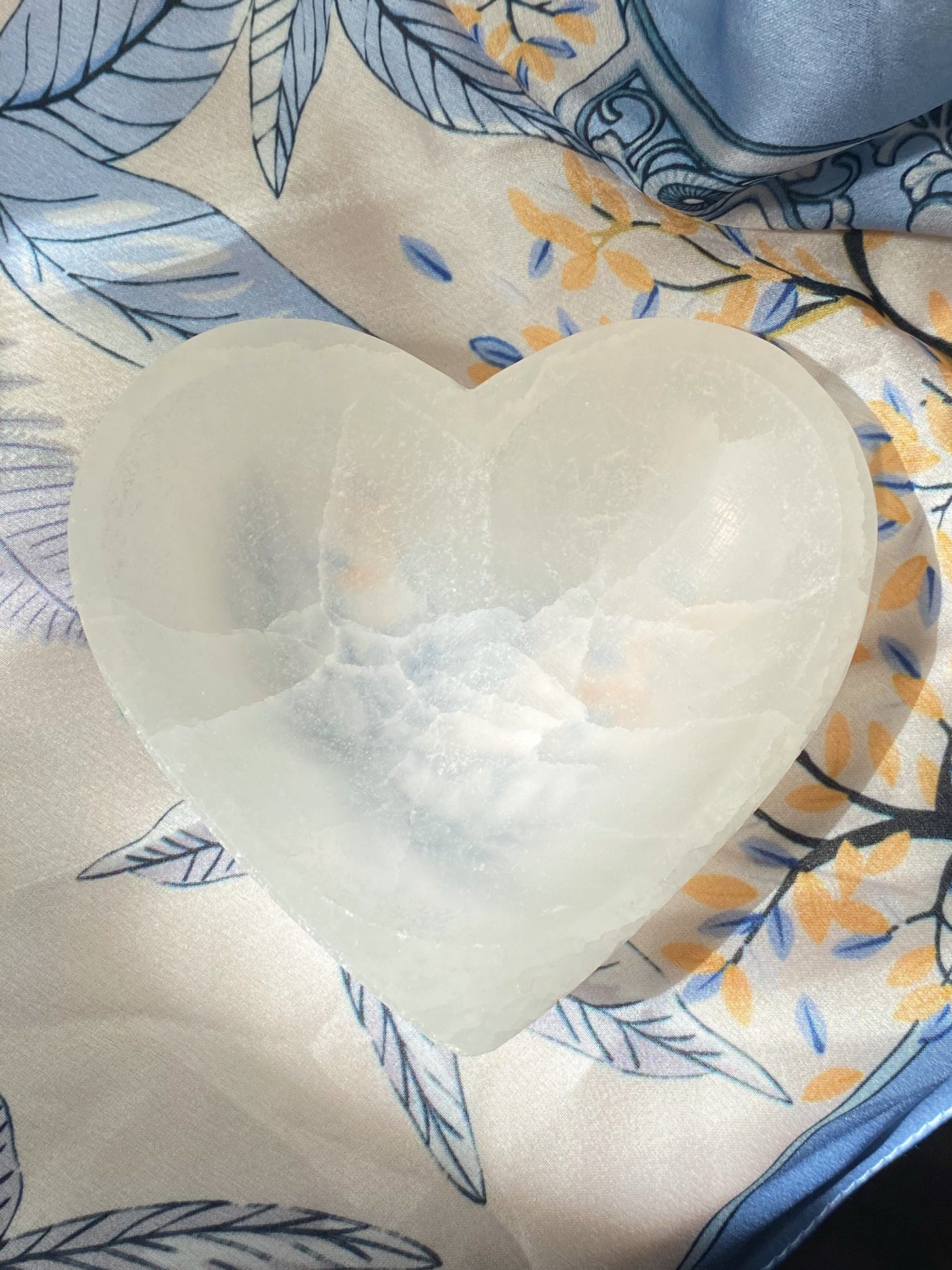 Selenite Heart Bowl