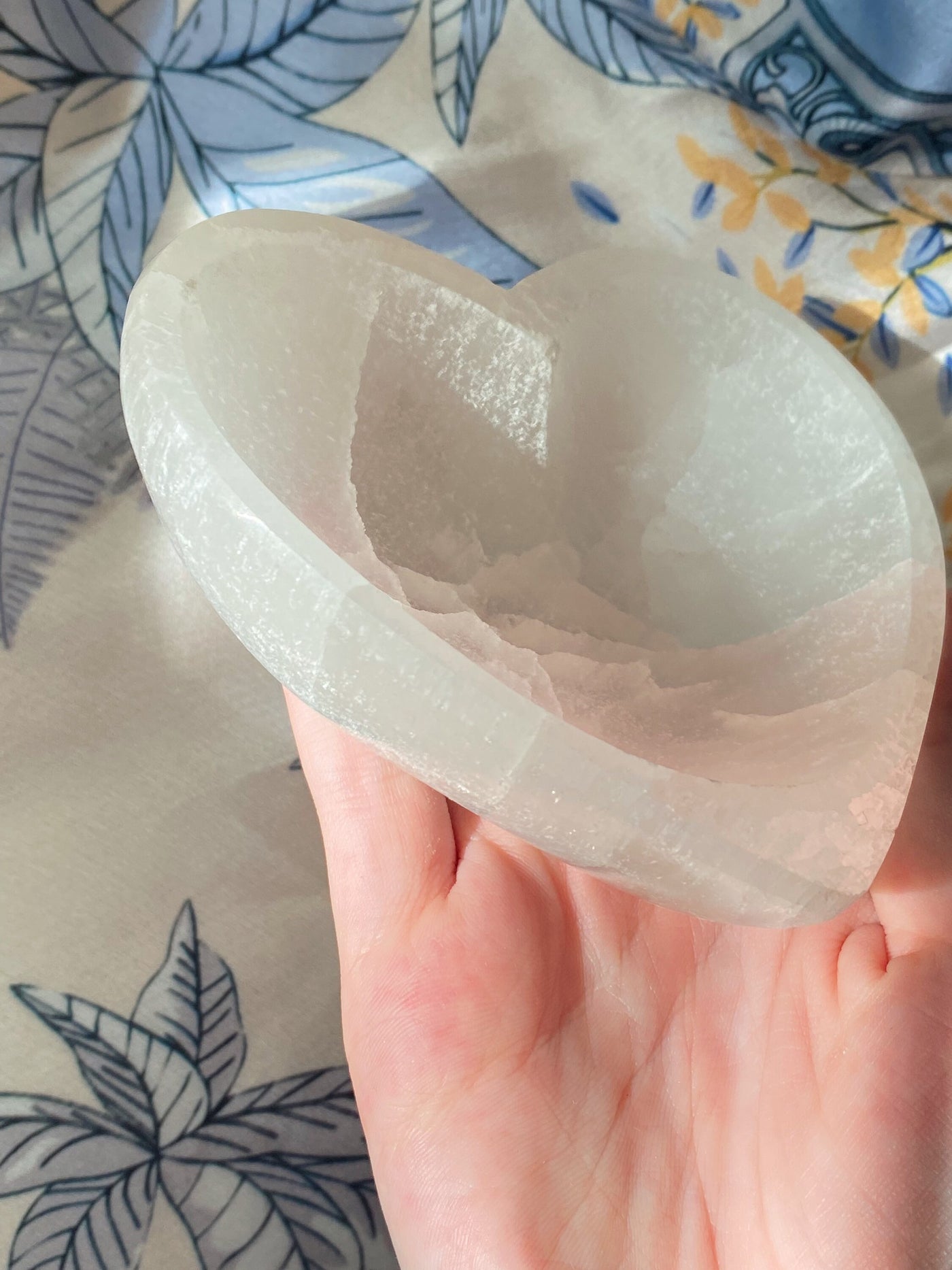 Selenite Heart Bowl