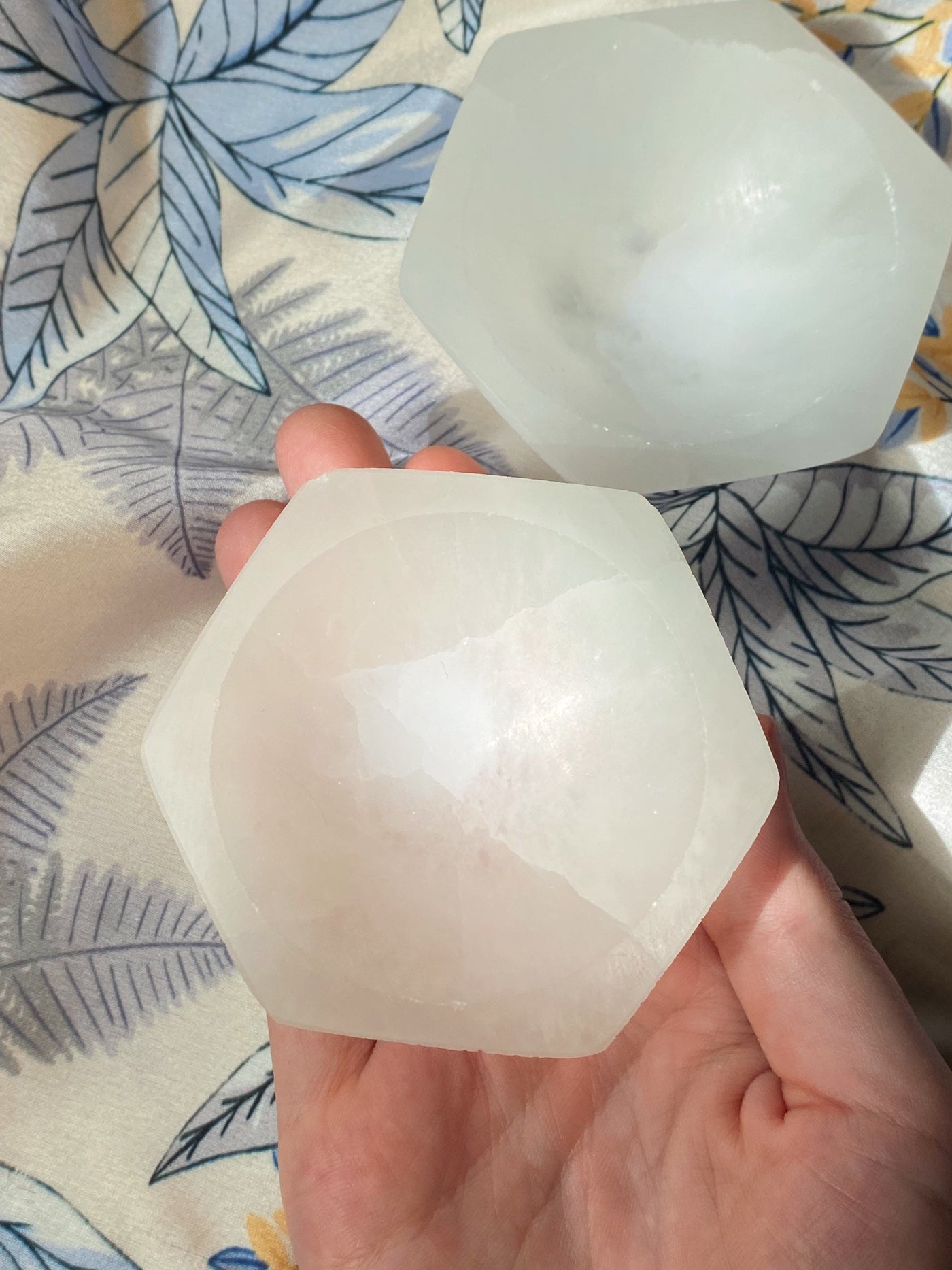 Selenite Hexagon Bowl