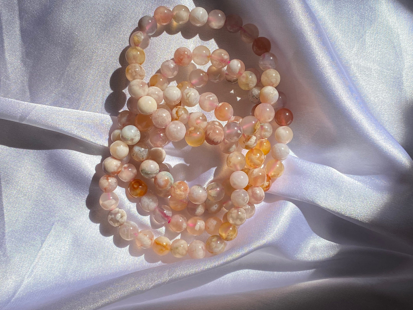 Flower Agate Bracelet