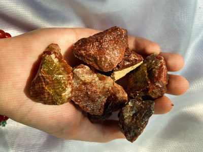 Red Calcite Raw