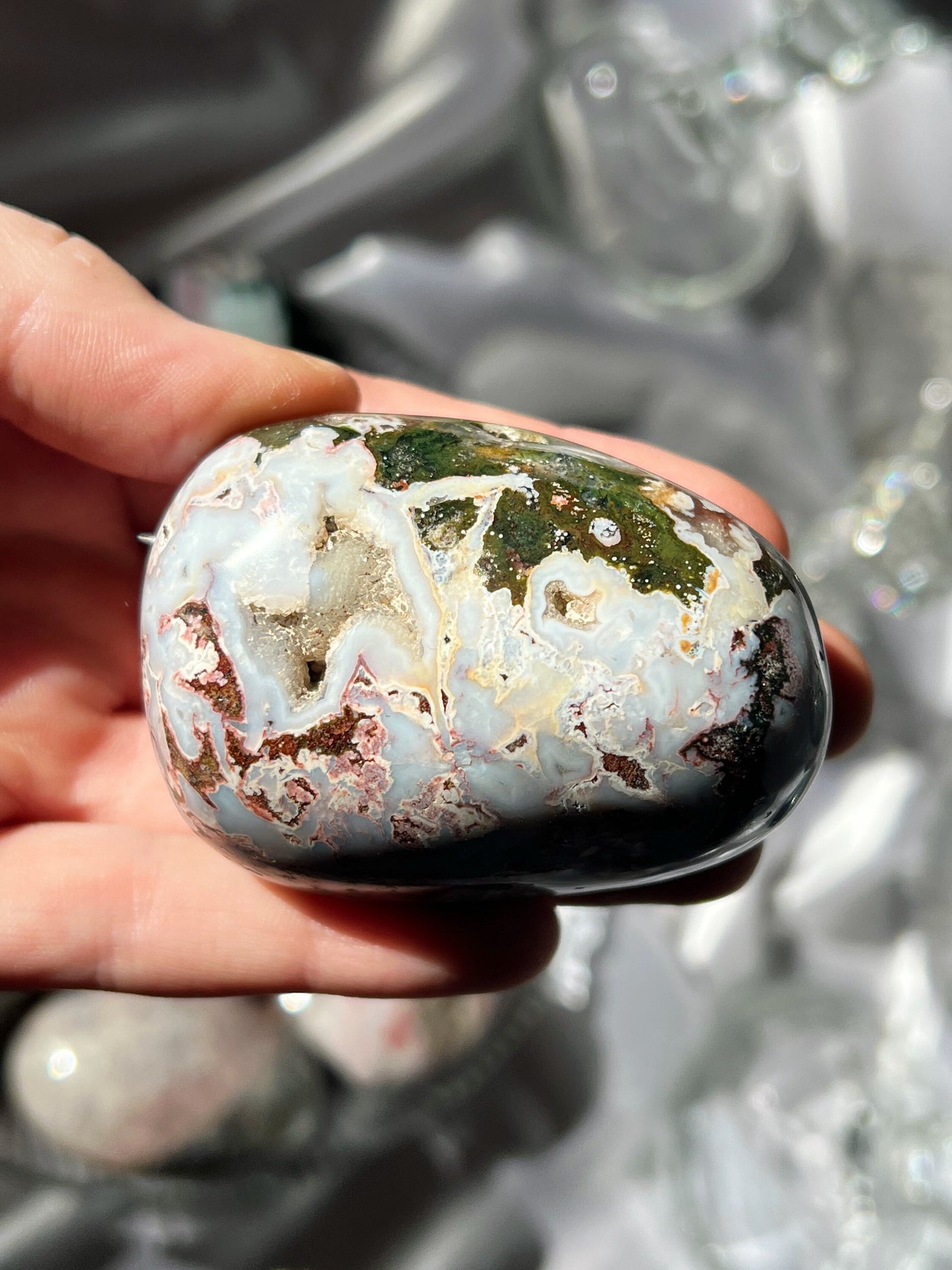 Ocean Jasper Palmstone