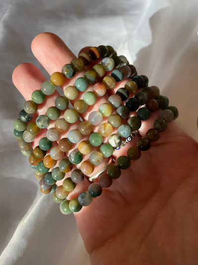 Rainbow Moss Agate Bracelet