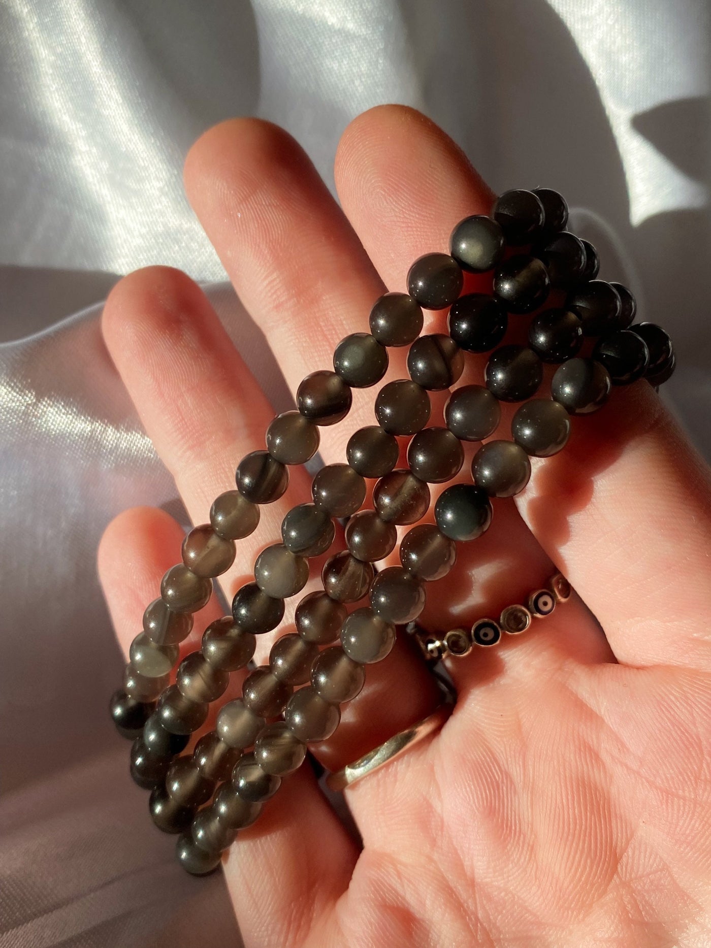 Ice Obsidian Bracelet