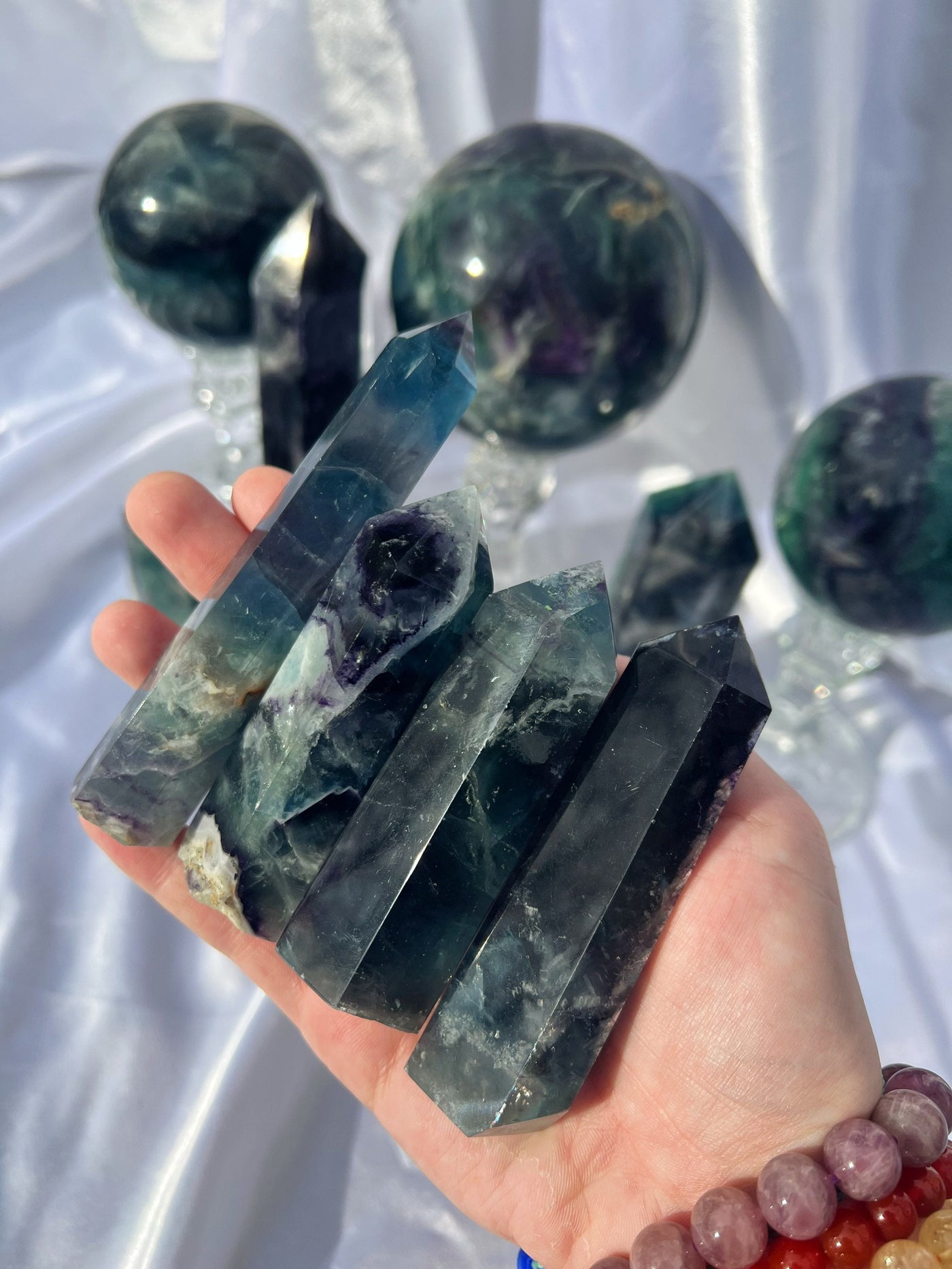 Blue Fluorite Tower