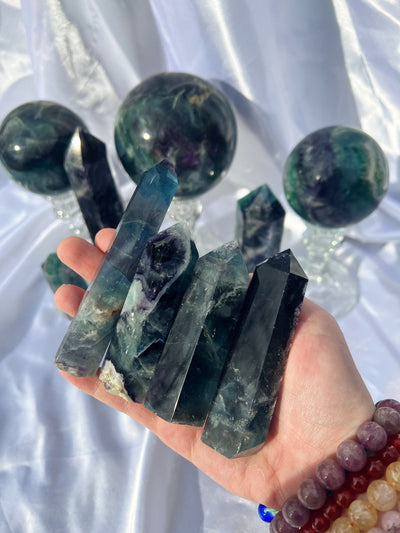 Blue Fluorite Tower